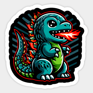 Godzilla Sticker